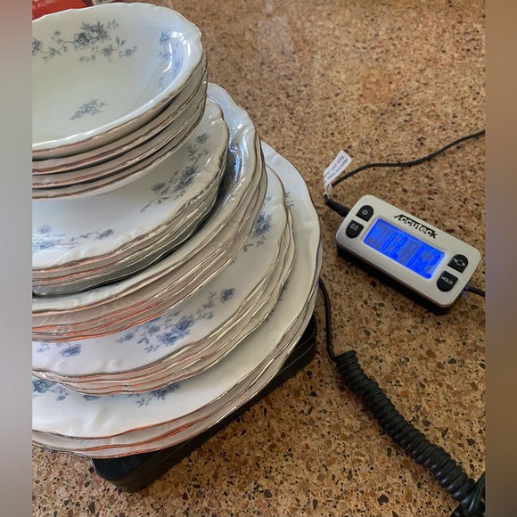 Vintage Johann Haviland's Blue Garland Pattern Bavaria Germany 20 pc dinner set - Picture 10 of 11